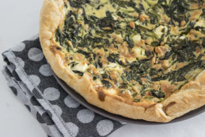 quiche met spinazie