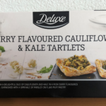 Verpakking van de curry taartjes van Lidl