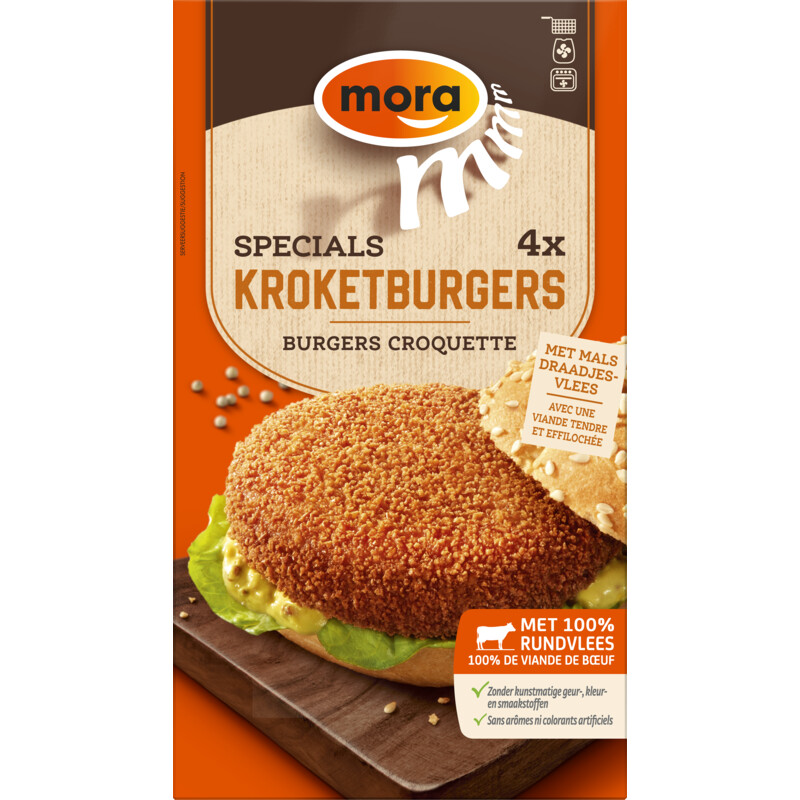 Kroketburger van Mora
