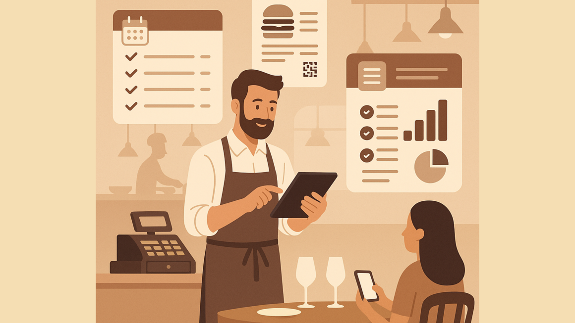 Sfeerbeeld (AI) van een restaurant